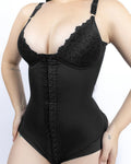 Satin Jacquard Slimming Bodysuit