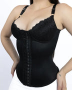 Seamless Satin Corset Vest