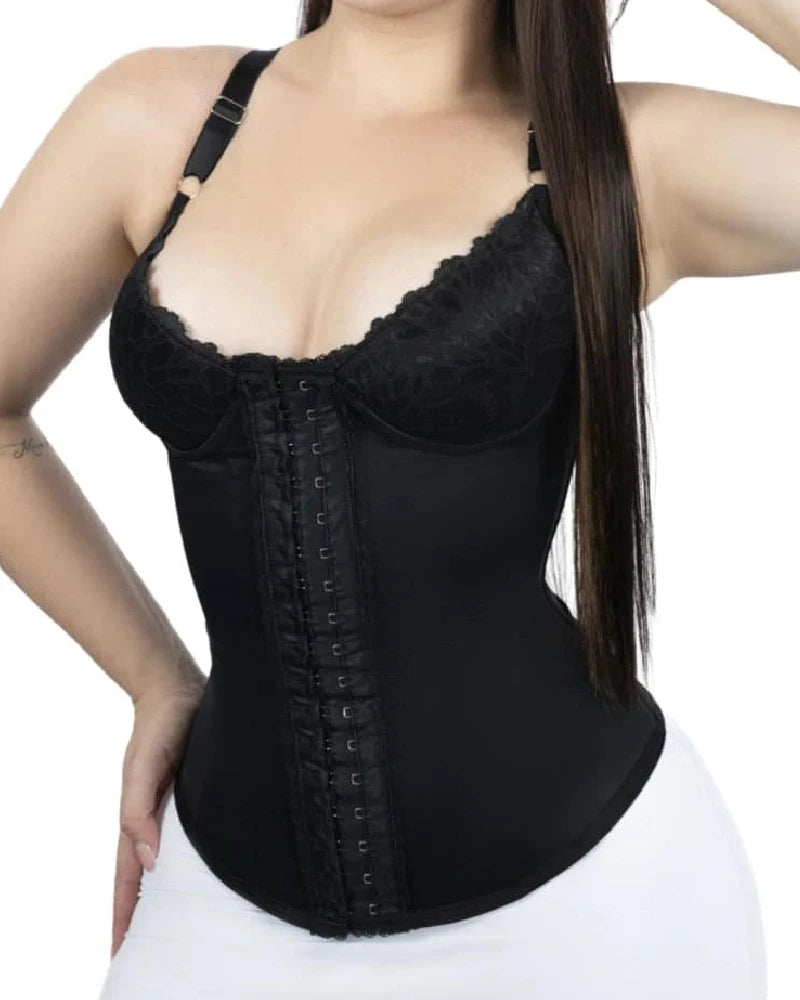 Seamless Satin Corset Vest