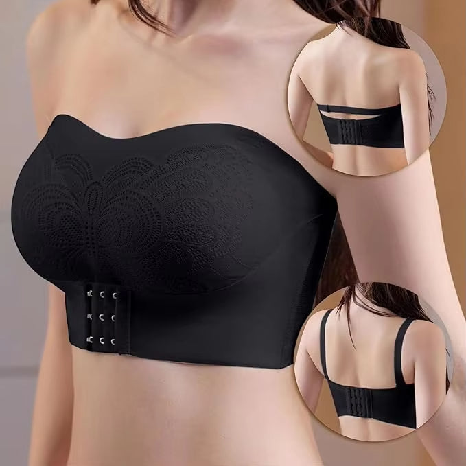 Seamless Push-Up Bandeau Bra