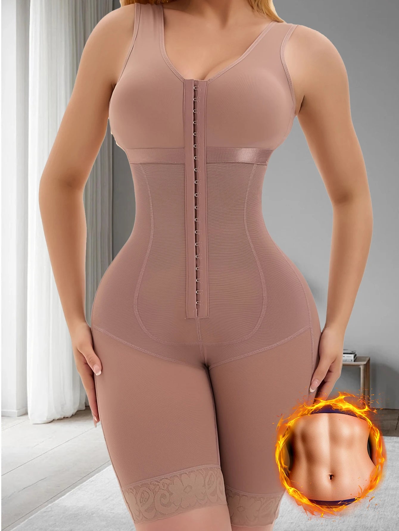 Full Body High Compression Hourglass Tummy Control Faja Stage 2 Shapewear