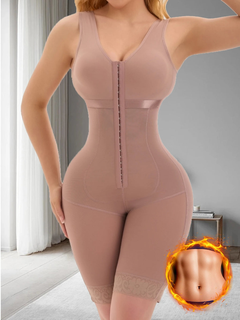 Full Body High Compression Hourglass Tummy Control Faja Stage 2 Shapewear